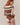 Body de grossesse Brandy Marron Rayé vu d'ensemble de dos