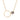 Circle necklace with pink Rodingite and Gold plated Silver.