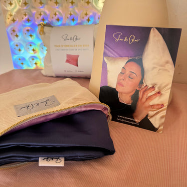 Upcycled silk pillowcase • haute couture • zip