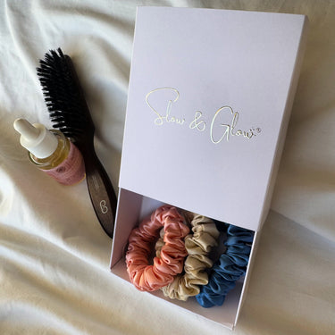 Élastiques en soie upcyclée ▪︎ lot de 3