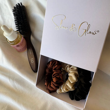 Élastiques en soie upcyclée ▪︎ lot de 3