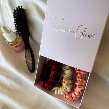 Élastiques en soie upcyclée ▪︎ lot de 3