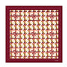 Foulard caneva bordeaux