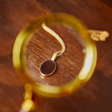"Treasure of the Baltic Sea" Amber and Gold Necklace.