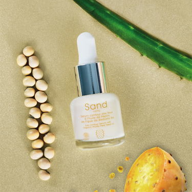 Eye contour serum with organic prickly pear seed oil