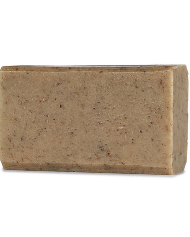 Bia Soap Duo balancing soap on a white background.