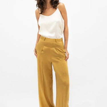 Branson - Wide Leg Trousers - Mimosa