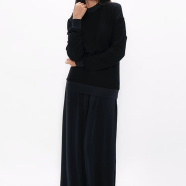 Philly - Cozy Sweater - Black Sand