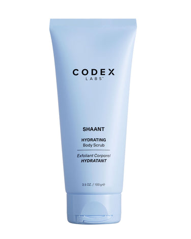 Shaant Hydrating Acne Body Scrub od Codex Labs pro jemnou exfoliaci